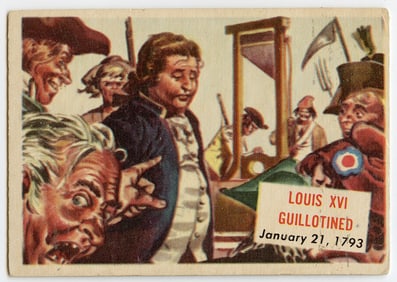 1954 Topps Scoop #143 King Louis XVI