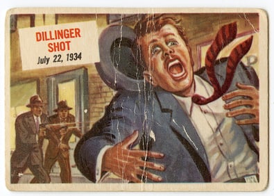 1954 Topps Scoop #75 Dillinger Shot