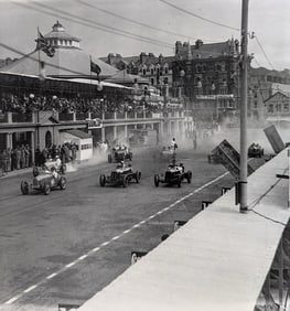 Vintage Scarce Type III Photo Car Racing Grand Prix, 1933