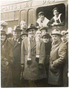 Vintage Original Photo GEORGE CARPENTIER in USA Boxing, 1921