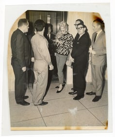 Type I Original Photo JAYNE MANSFIELD  Miami 1950s