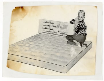 Type I Original Photo JAYNE MANSFIELD  Miami 1950s