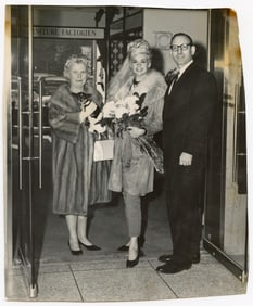 Type I Original Photo JAYNE MANSFIELD  Miami 1950s