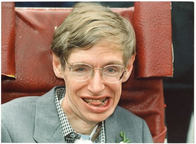 Original Press Photo STEPHEN HAWKING