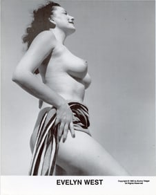 Vintage Original BUNNY YEAGER Pin-Up Litho Archives EVELYN WEST