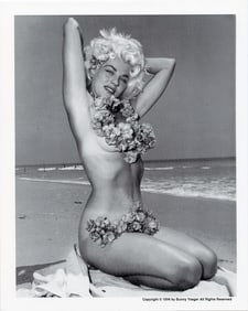 Original BUNNY YEAGER Pin-Up Litho Archives MARIA STRINGER