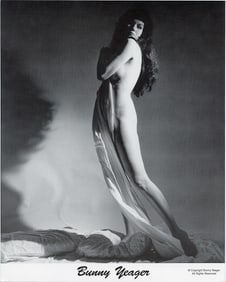 Vintage Original BUNNY YEAGER Pin-Up Litho Archives SELF PHOTO