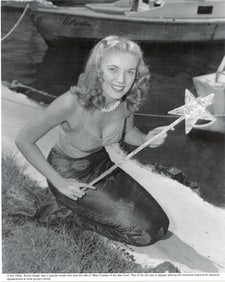 Vintage Original BUNNY YEAGER Pin-Up Litho Archives SELF PHOTO