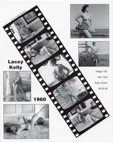 Vintage Original BUNNY YEAGER Pin-Up Litho Archives LACEY KELLY