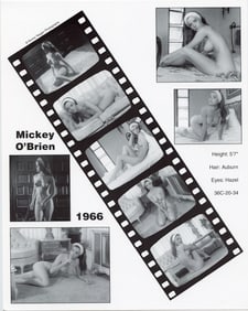 Original BUNNY YEAGER Pin-Up Litho Archives MICKEY O'BRIEN