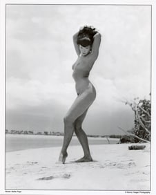 Original BUNNY YEAGER Pin-Up Litho Archives BETTIE PAGE