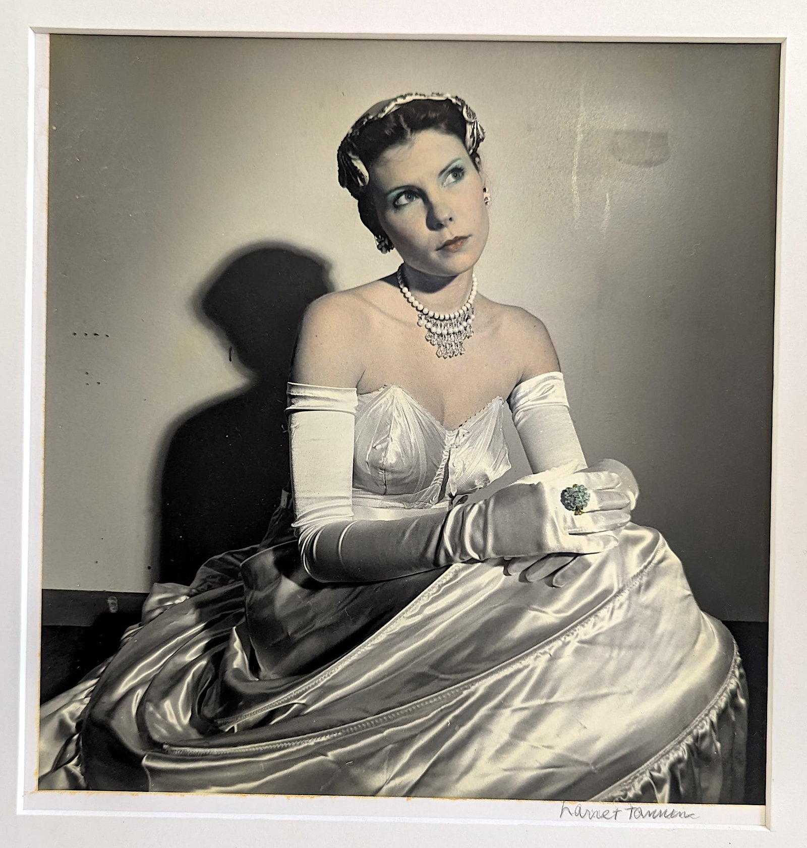 Original Signed Photo HARRIET TANNIN (1929-2009): Harriet Tannin, photographer, painter, sculptor, political activist, writer and lecturer was born April 26, 1929. She is best known for her modernist, pioneer work with woven photography and her non-o