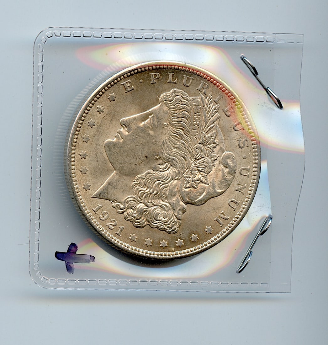 Collectors US Coin Morgan Silver Dollar 1921 (1 of 2)