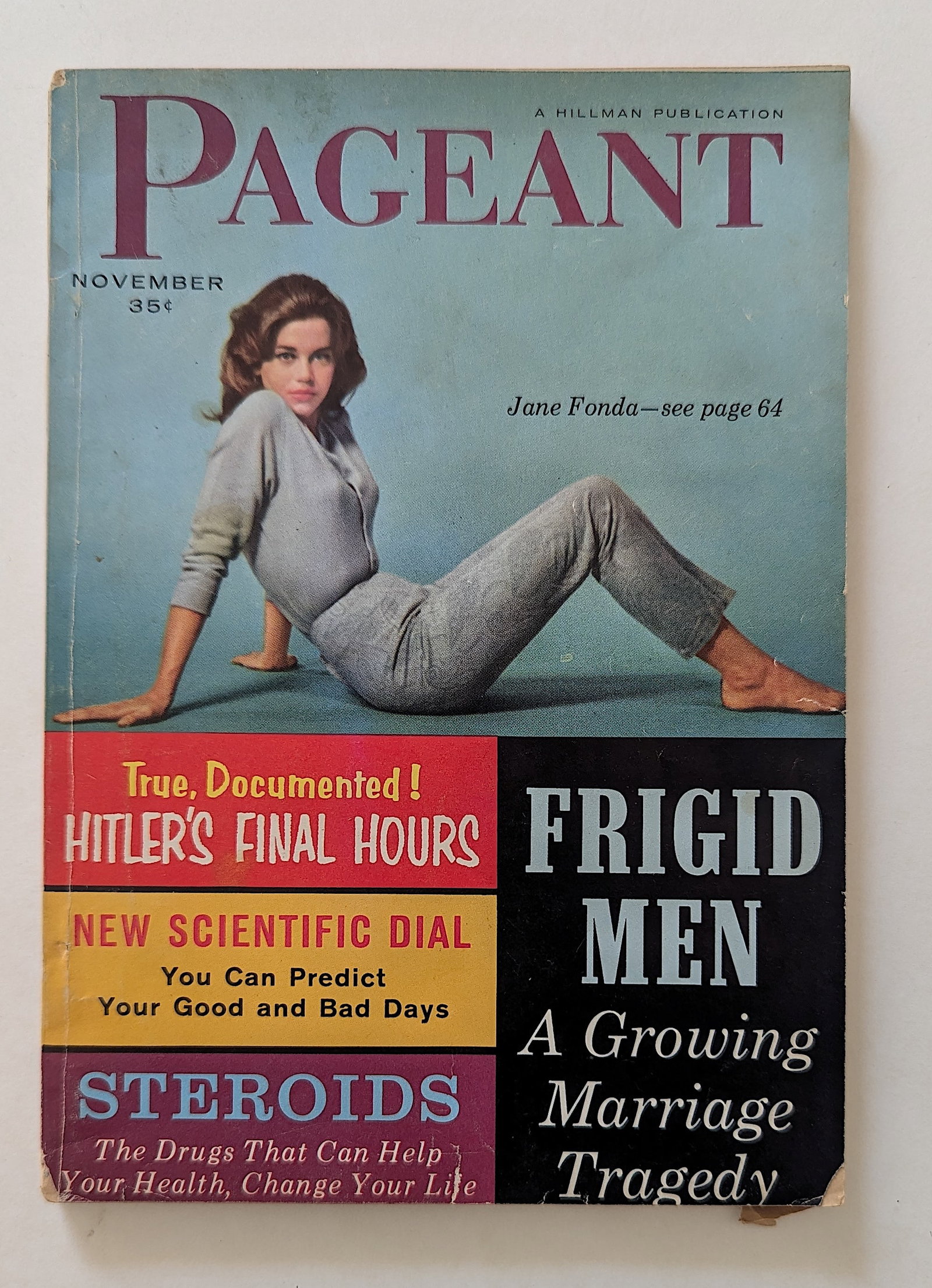 Vintage Magazine PAGEANT November: This lot is coming from Bunny Yeager's estate/archives. Linnea Eleanor "Bunny" Yeager (March 13, 1929 - May 24, 2014) was an American photographer and pin-up model. She met Bettie Page in 1954, and to