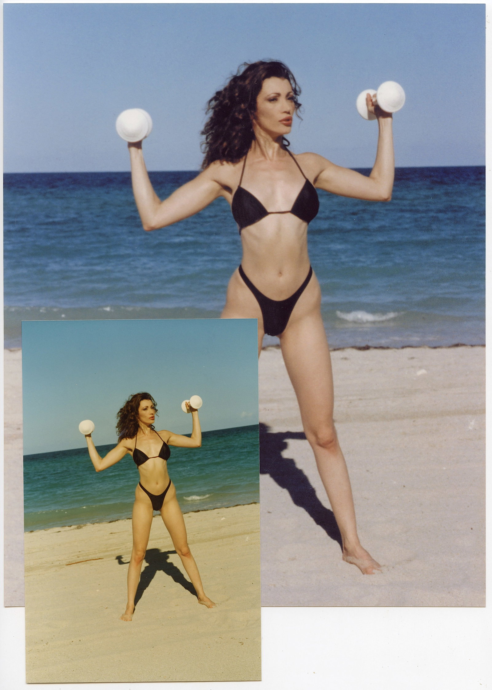 Vintage 2 Photos JULIA LIMA by BUNNY YEAGER American Pin UP: This lot includes an original photograph & Advertising litho card. This lot is coming from Bunny Yeager's estate/archives. Linnea Eleanor "Bunny" Yeager (March 13, 1929 - May 24, 2014) was an American