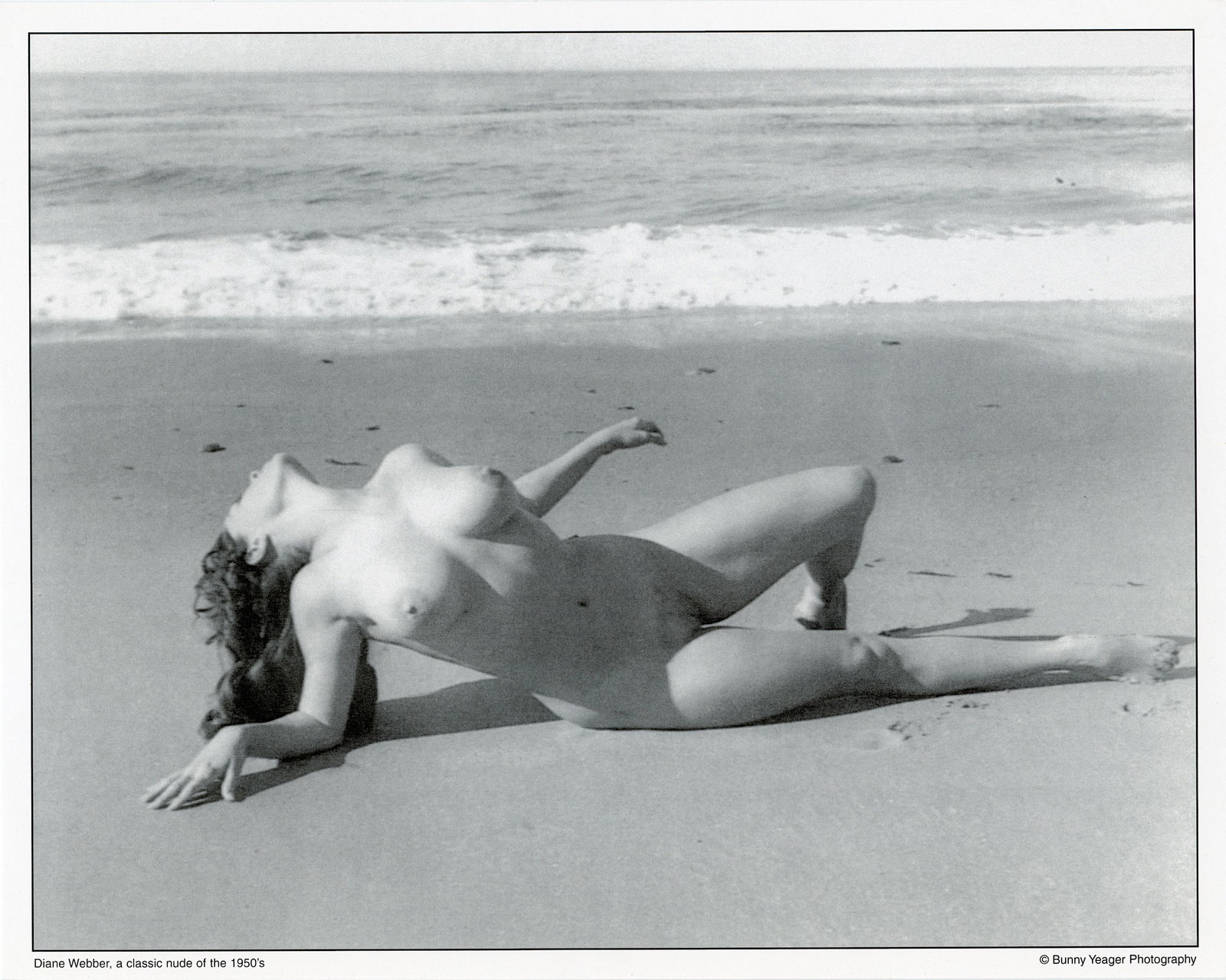 BUNNY YEAGER Original Pin Up Lithograph DIANE WEBBER: This lot is coming from Bunny Yeager's estate/archives. Linnea Eleanor "Bunny" Yeager (March 13, 1929 - May 24, 2014) was an American photographer and pin-up model. She met Bettie Page in 1954, and to