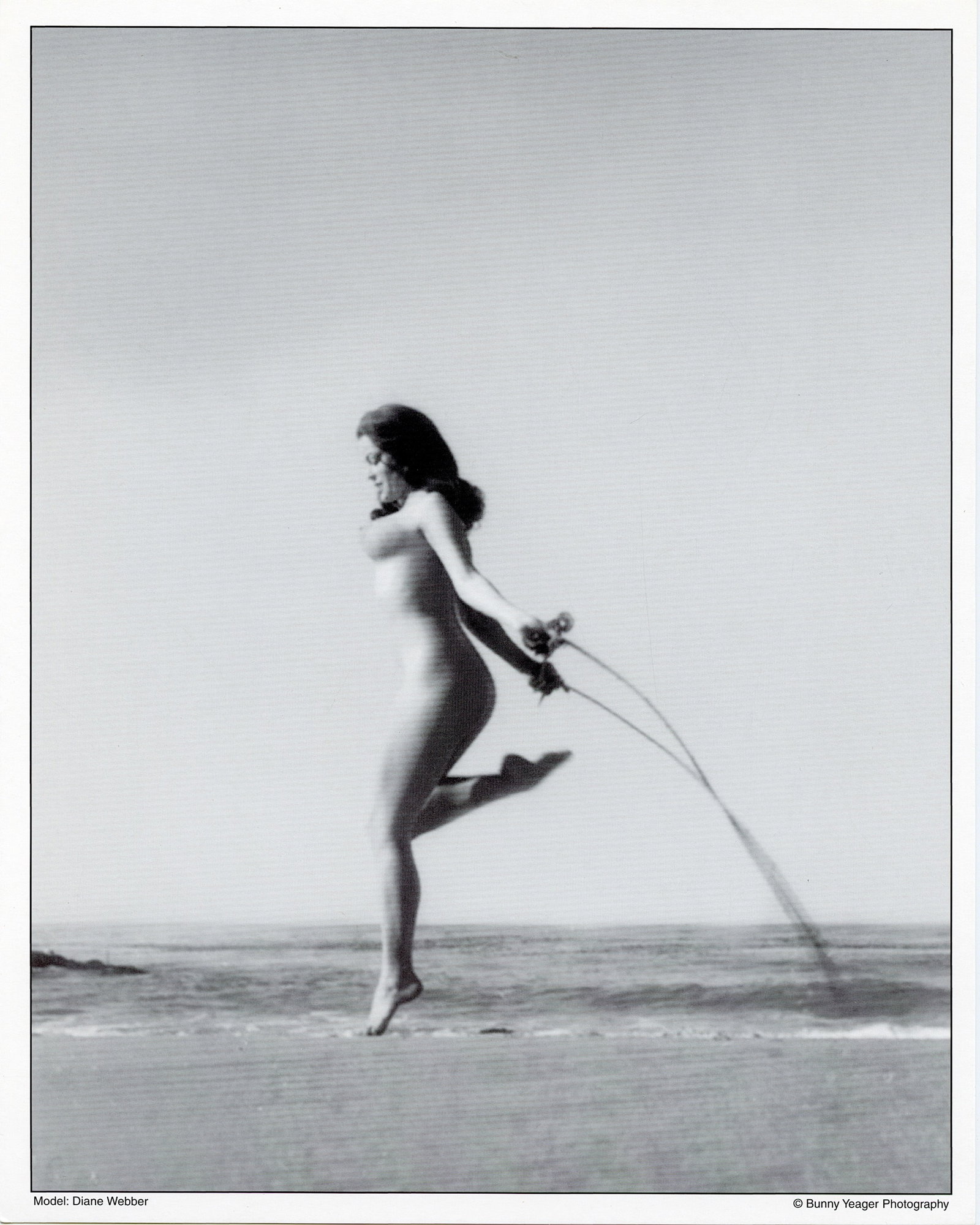 BUNNY YEAGER Original Pin Up Lithograph DIANE WEBBER: This lot is coming from Bunny Yeager's estate/archives. Linnea Eleanor "Bunny" Yeager (March 13, 1929 - May 24, 2014) was an American photographer and pin-up model. She met Bettie Page in 1954, and to