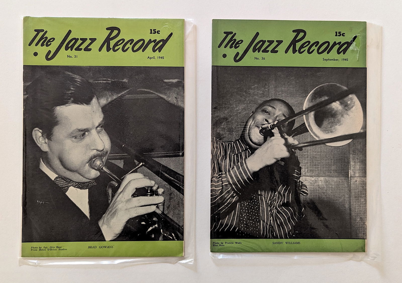 Vintage Set 2 THE JAZZ RECORD Magazine 1945 (1 of 2)