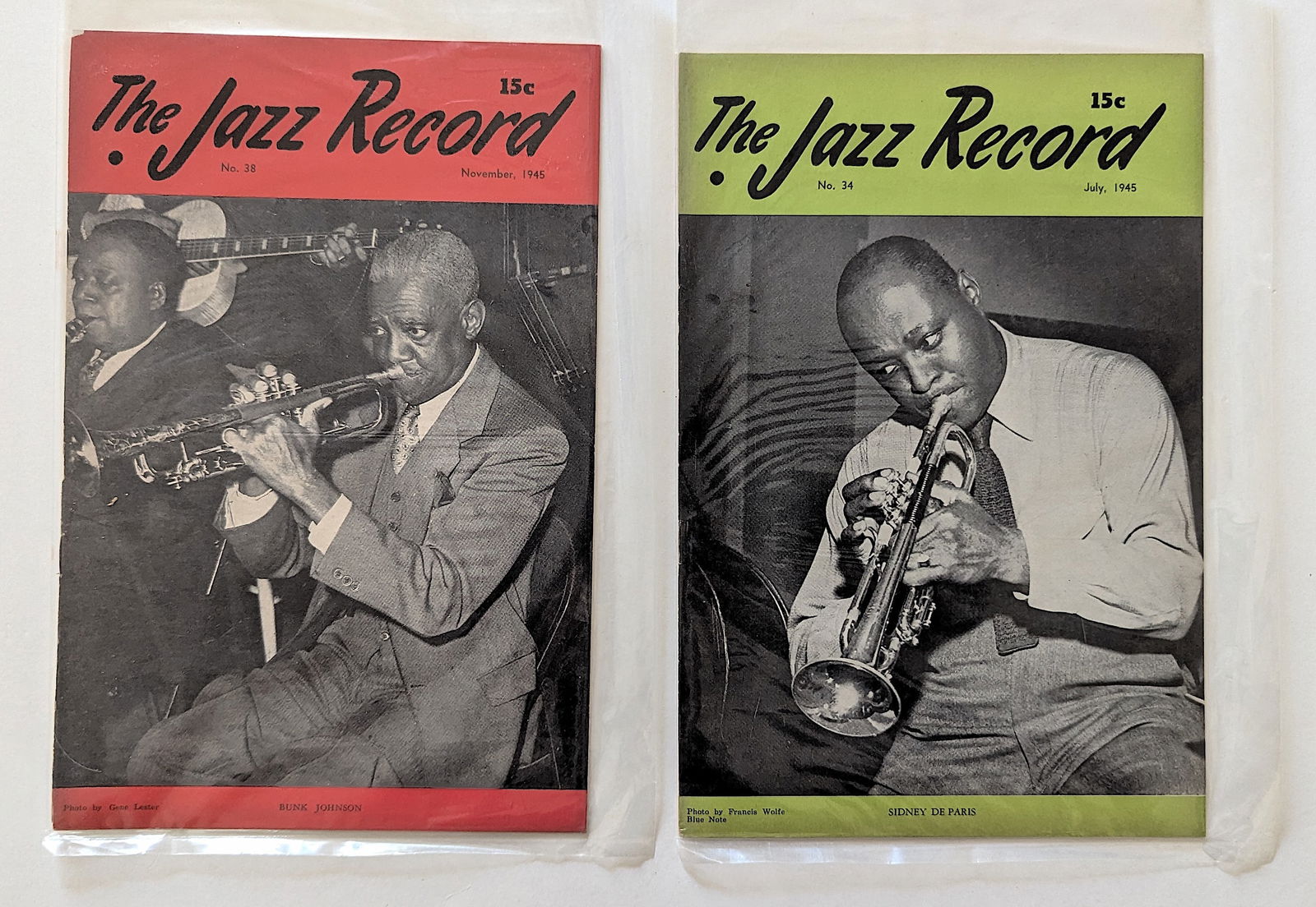 Vintage Set 2 THE JAZZ RECORD Magazine 1945 (1 of 2)
