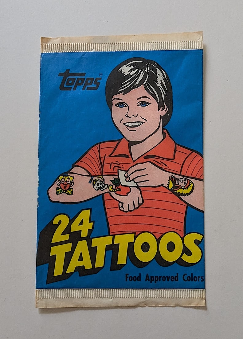 Package of 24 Temporary Tattoos from 1981: The provenance of this lot is from the estate of "Speakeasy Antiques" in New York. We have included quality scans to show it's actual condition. This lot is located in Boca Raton, Fl and its shipment 