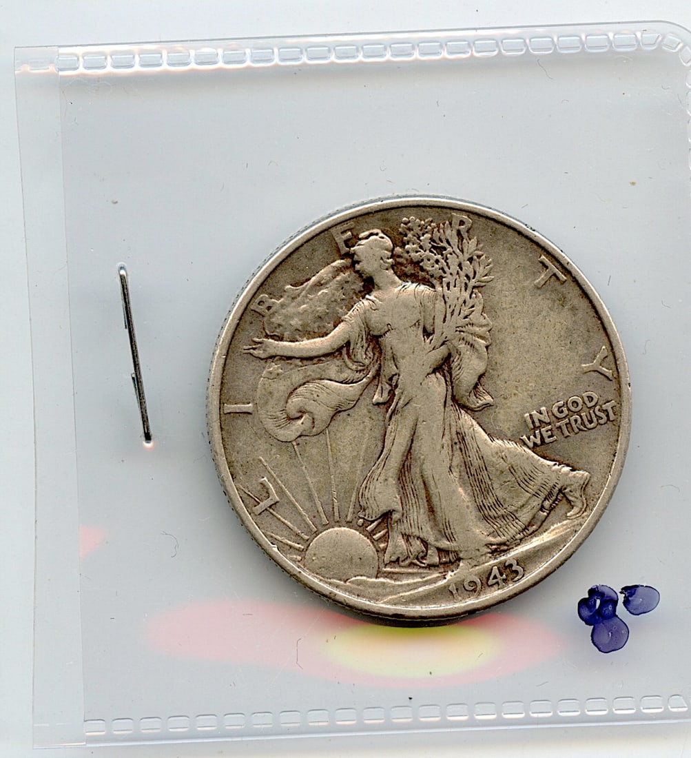 Currency Collectors 1943 Liberty Walking Silver Half Dollar: Provenance from a deceased Collector in South Florida. We have included quality images to show it's actual condition. This lot is located in Boca Raton, Fl and its shipment will be made directly by Ar