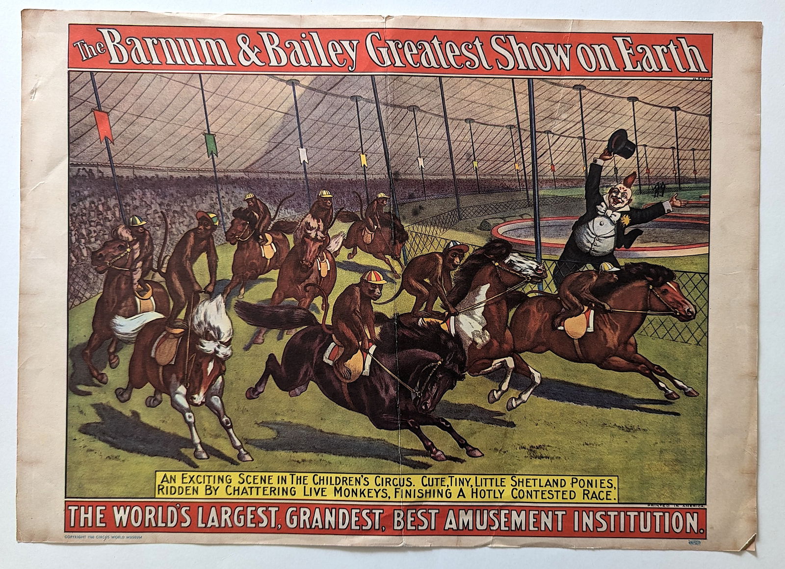 Vintage  Original 1960 Circus World Museum Poster (1 of 4)