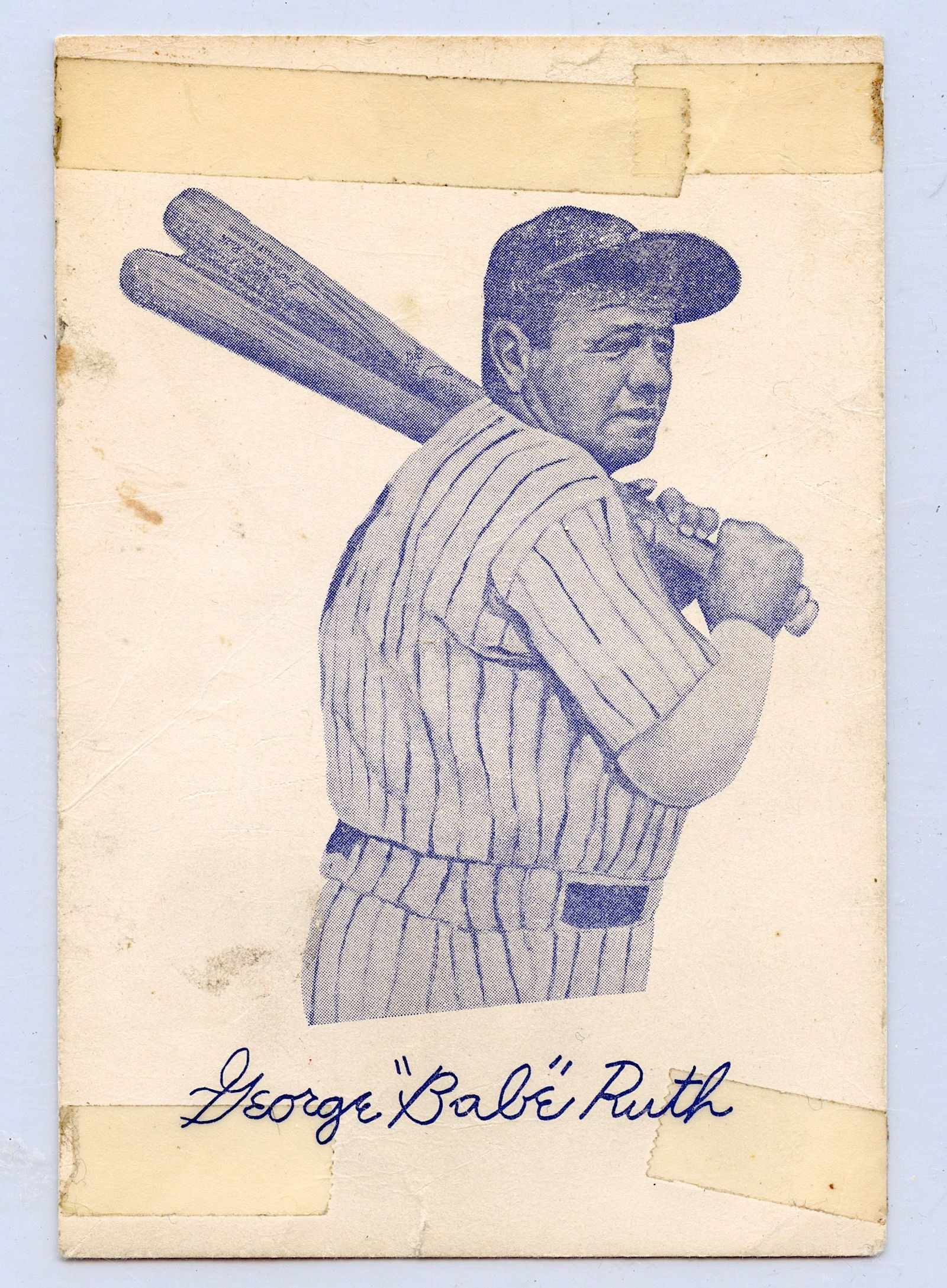 Authentic Rare 1930's Card GEORGE BABE RUTH (1 of 4)