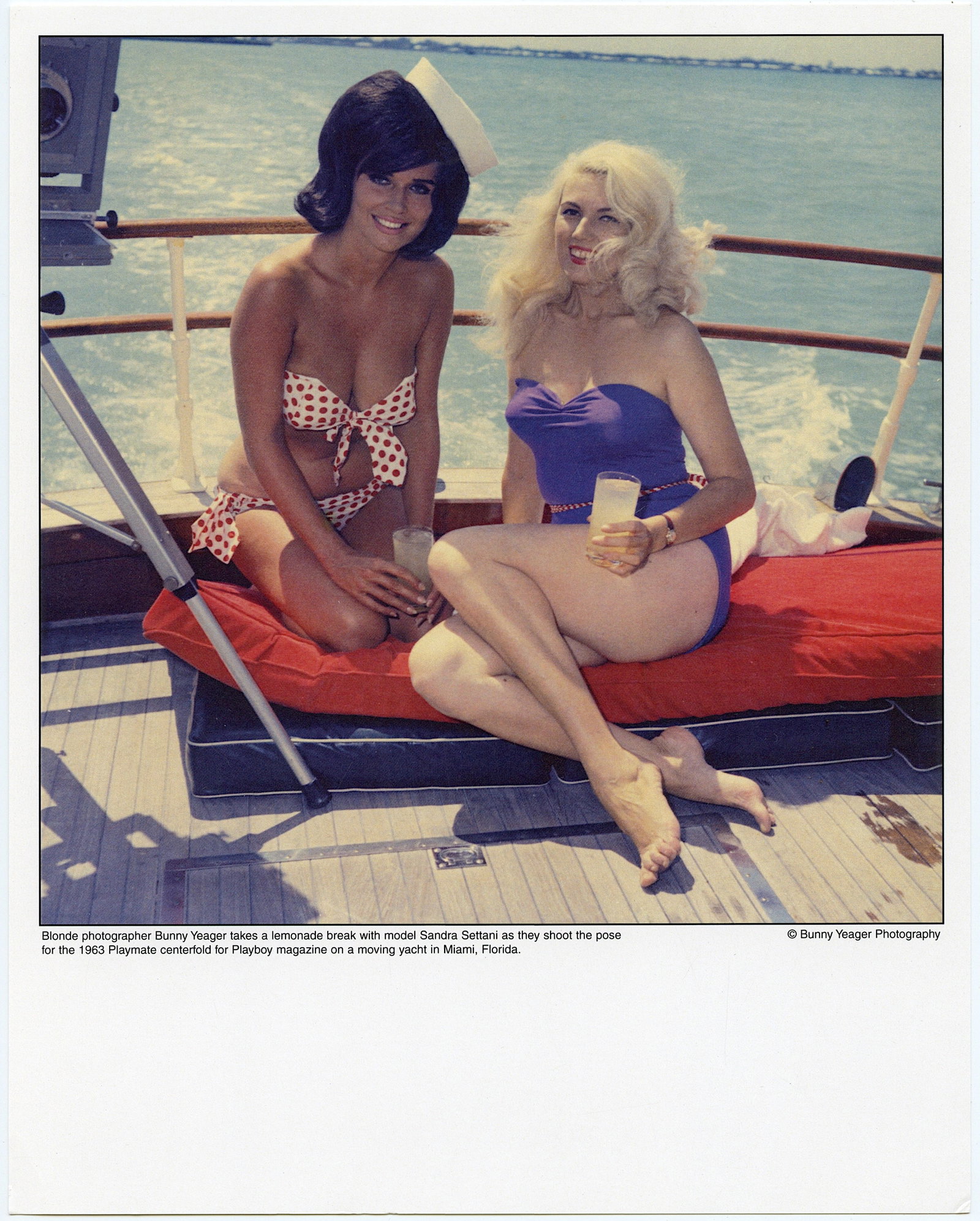 Original BUNNY YEAGER Pin-Up Litho NICOLETTE: This lot is coming from Bunny Yeager's estate/archives. Linnea Eleanor "Bunny" Yeager (March 13, 1929 - May 24, 2014) was an American photographer and pin-up model. She met Bettie Page in 1954, and to