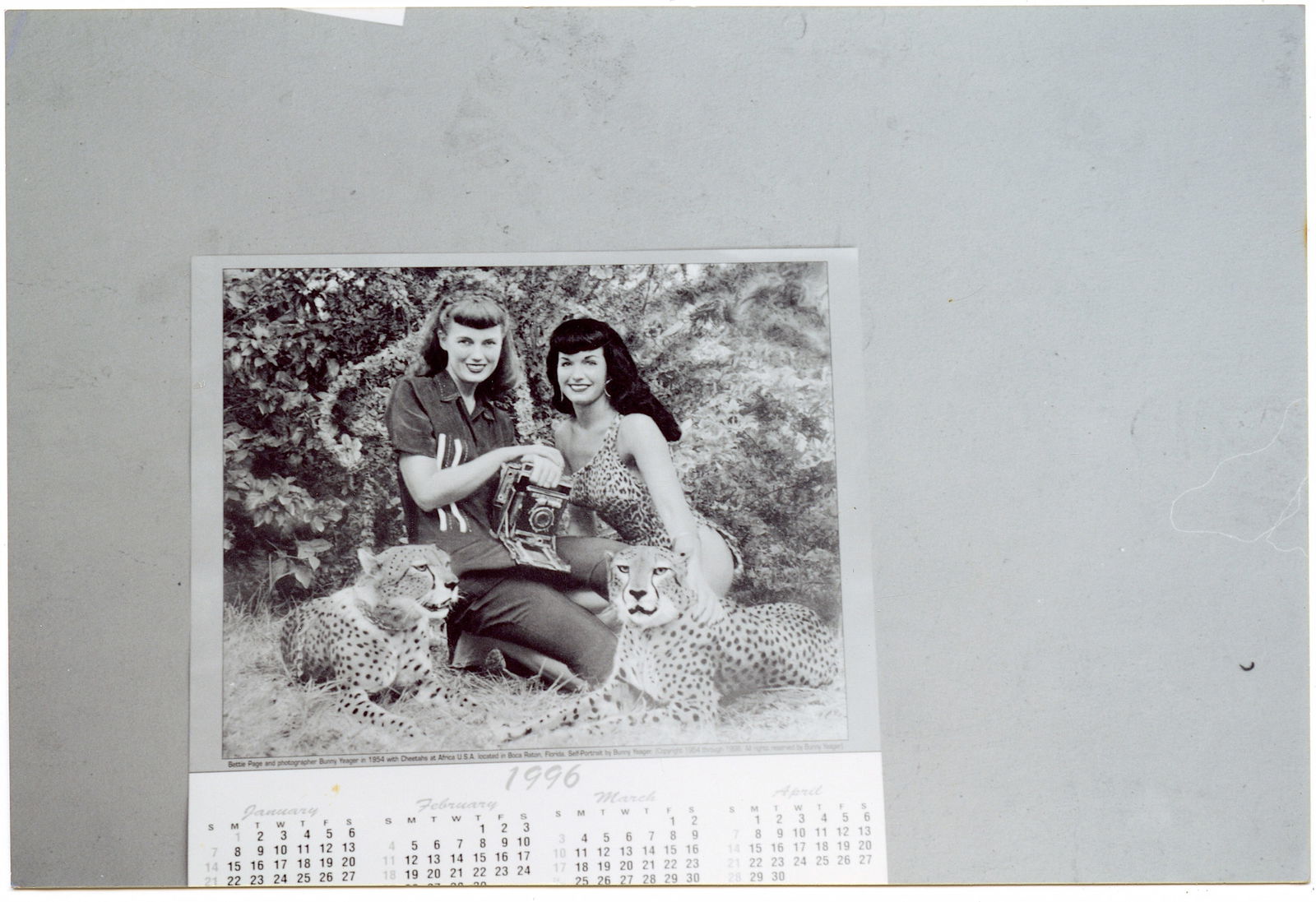 Vintage Pin Up Model Archives of BUNNY YEAGER: This lot is coming from Bunny Yeager's estate/archives. Linnea Eleanor "Bunny" Yeager (March 13, 1929 - May 24, 2014) was an American photographer and pin-up model. She met Bettie Page in 1954, and to