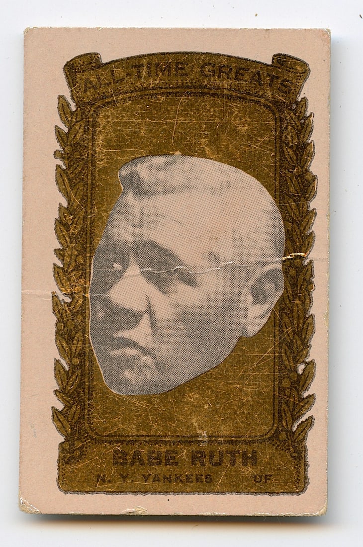 1963 Topps Bazooka All Times Greats #17 BABE RUTH Yankees: Provenance from a dealer / collector in New York. We have provided quality scans to show it's actual condition. This lot is located in Boca Raton, Fl and its shipment will be made directly by Artelist