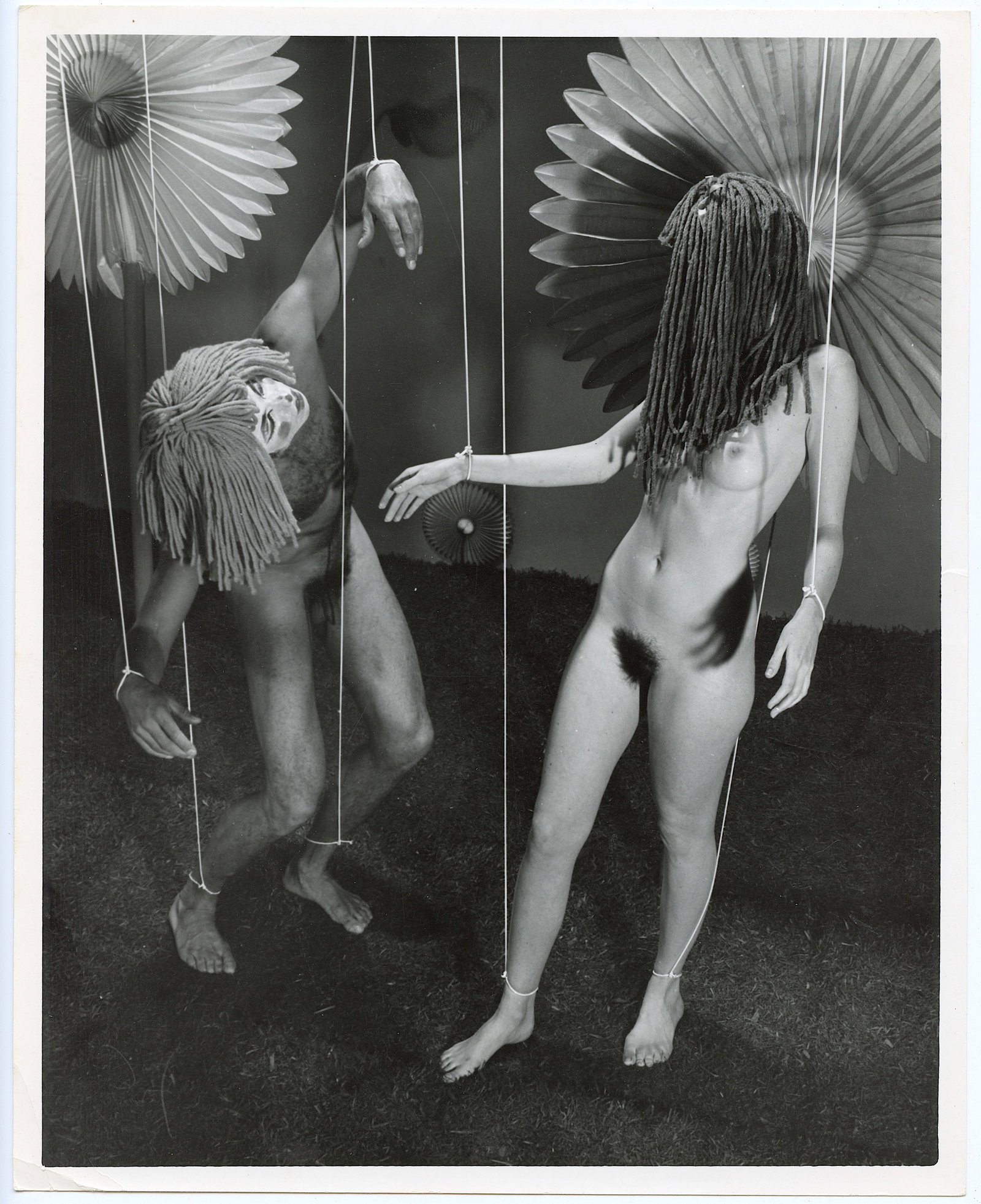 Vintage Ephemera EroticOriginal Photo Nude Females: The provenance of this lot is from a quality collection in Palm Beach.The dimensions are Approx. 10" x 8". We have included quality scans to show it's actual condition. This lot is located in Boca Rat