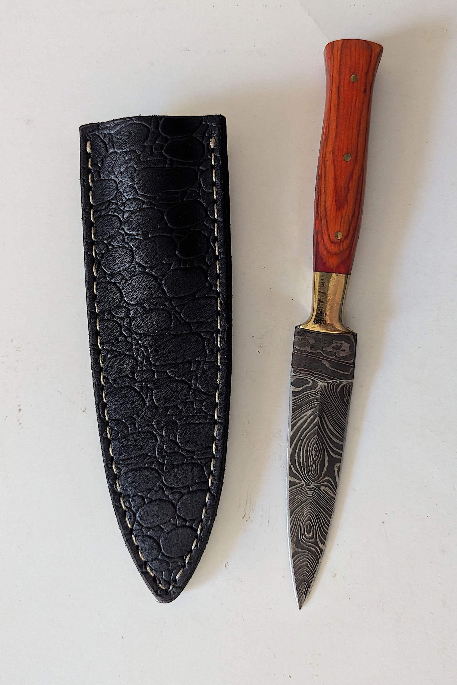 Handcrafted Heirloom  Damaskus Steel Knife 9"  Long (1 of 2)