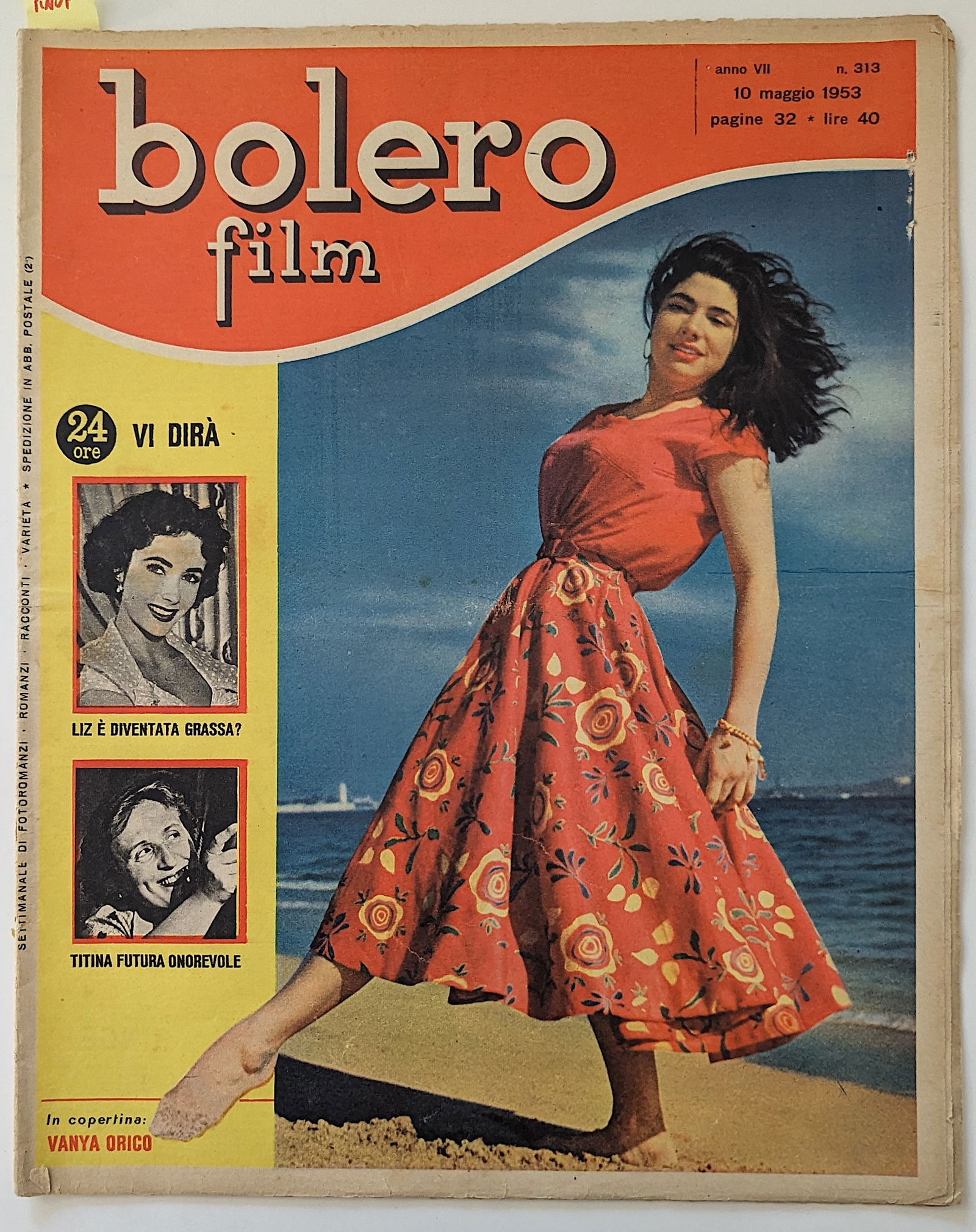 Vintage Used Magazine Paris BOLERO Marilyn MONROE 1953 (1 of 2)