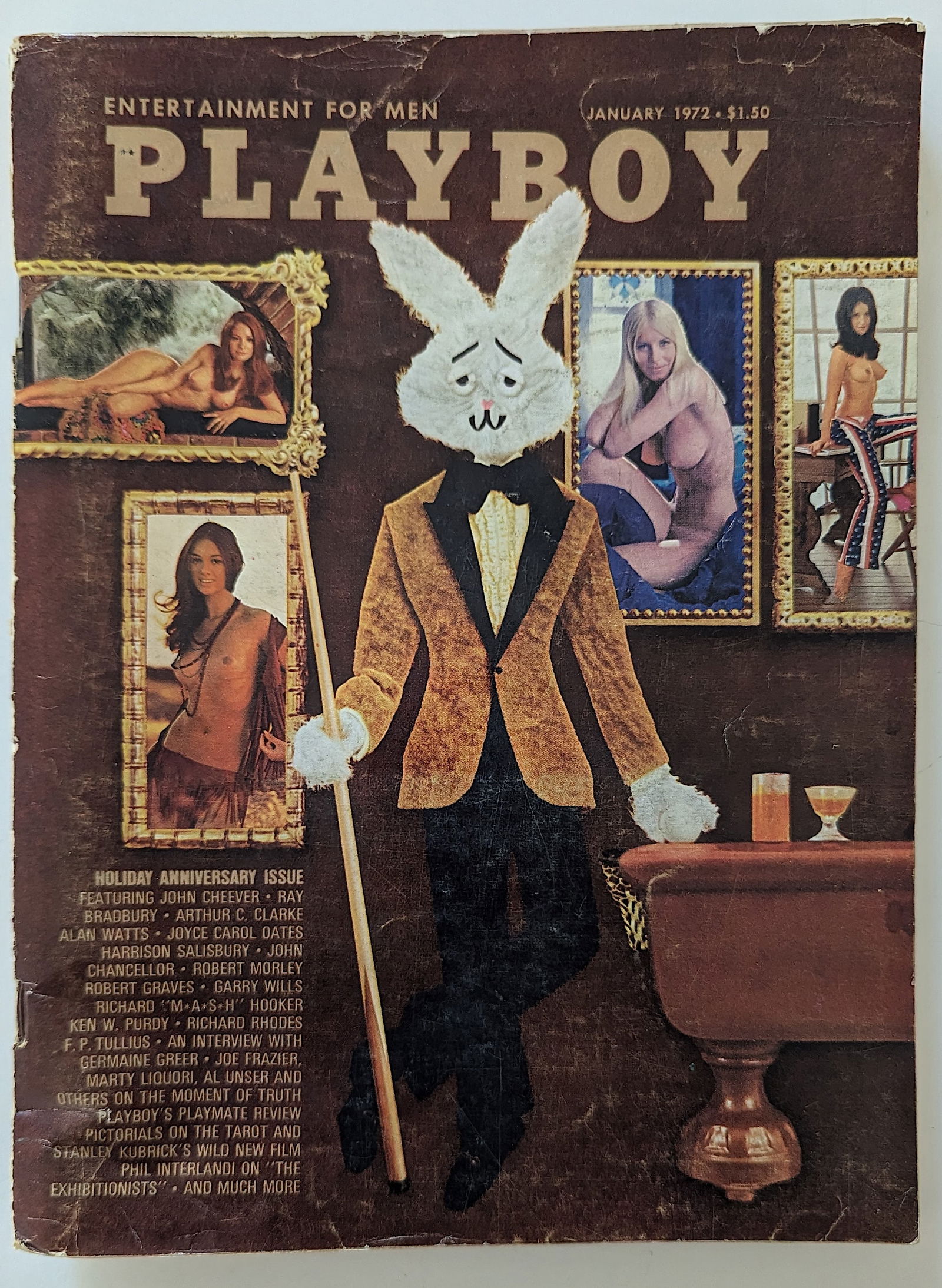 Vintage Used Magazine PLAYBOY January 1972 (1 of 3)