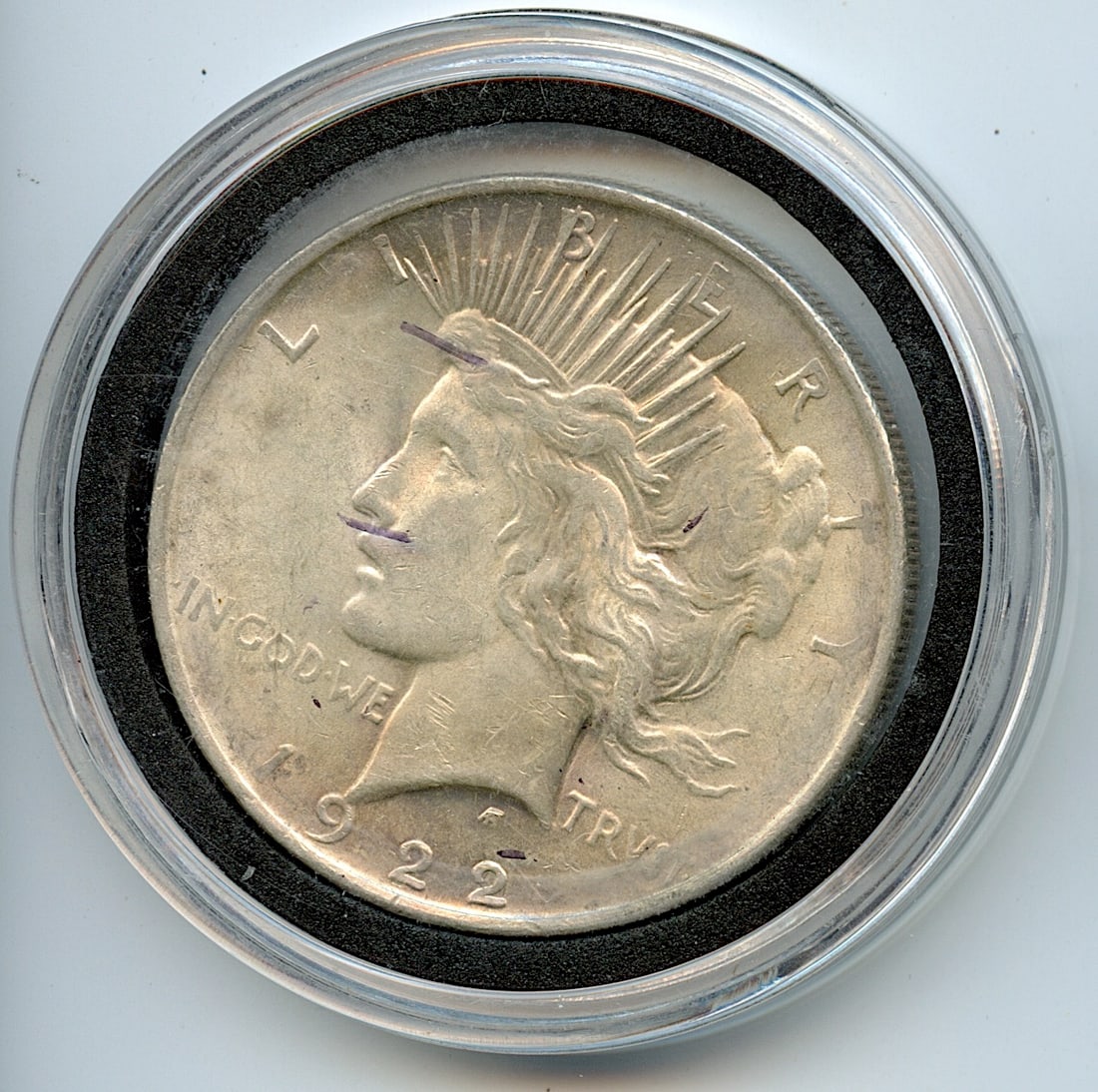 Collectors Peace Silver Dollar US$1 Coin, 1922 (1 of 2)