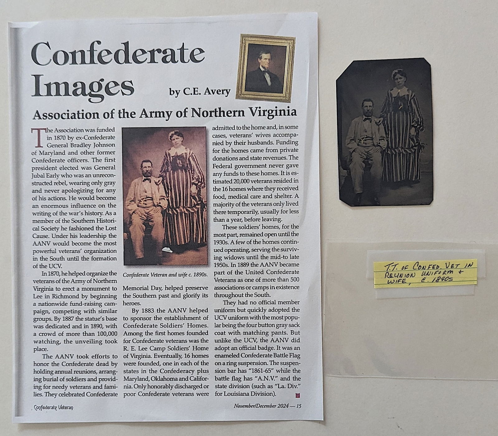 Tintype Confederate Veteran Civil War, 1890s  FEATURED MAGAZINE (1 of 5)