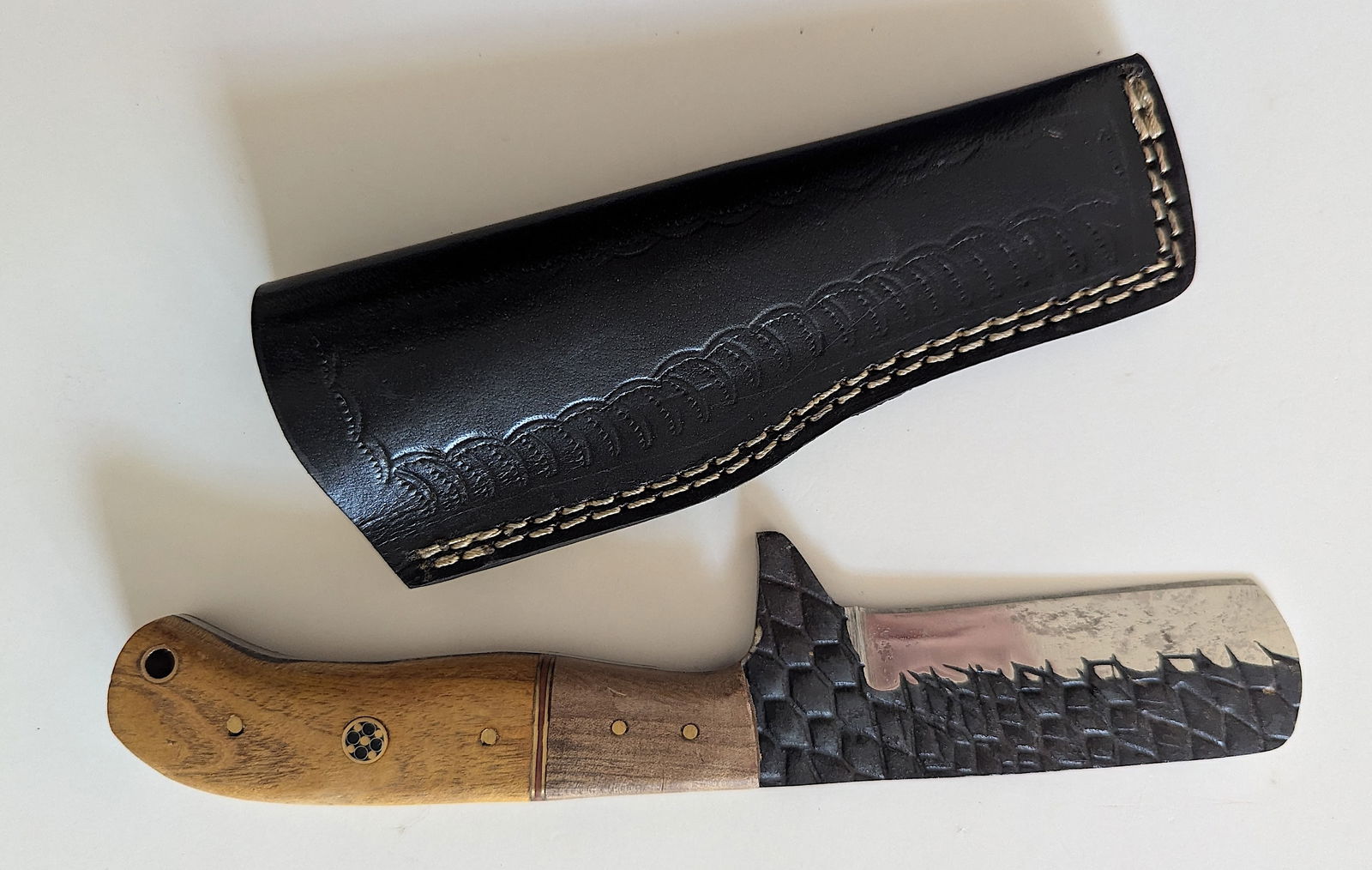 Handcrafted Heirloom  Damaskus Steel Knife  9" Long (1 of 2)