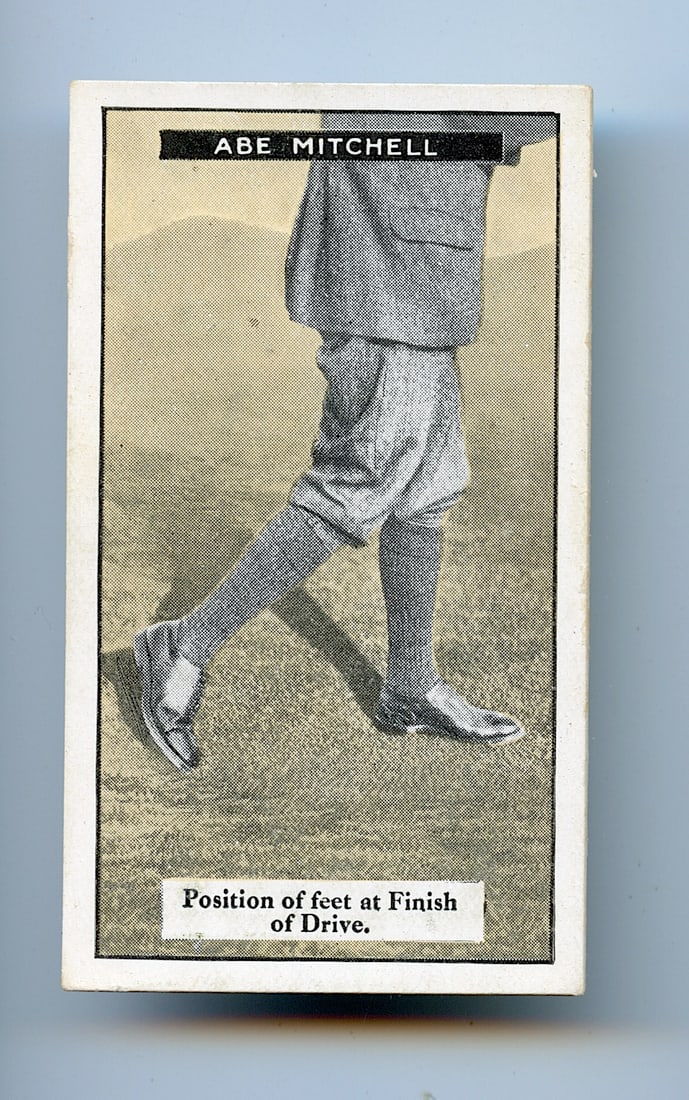 1925 Abe Mitchell Golf Card #28 Canadian Imperial Tobacco: Vintage Sports Card with provenance from a PBC Collector. We have included quality scans to show it's actual condition. This lot is located in Boca Raton, Fl and its shipment will be made directly by 