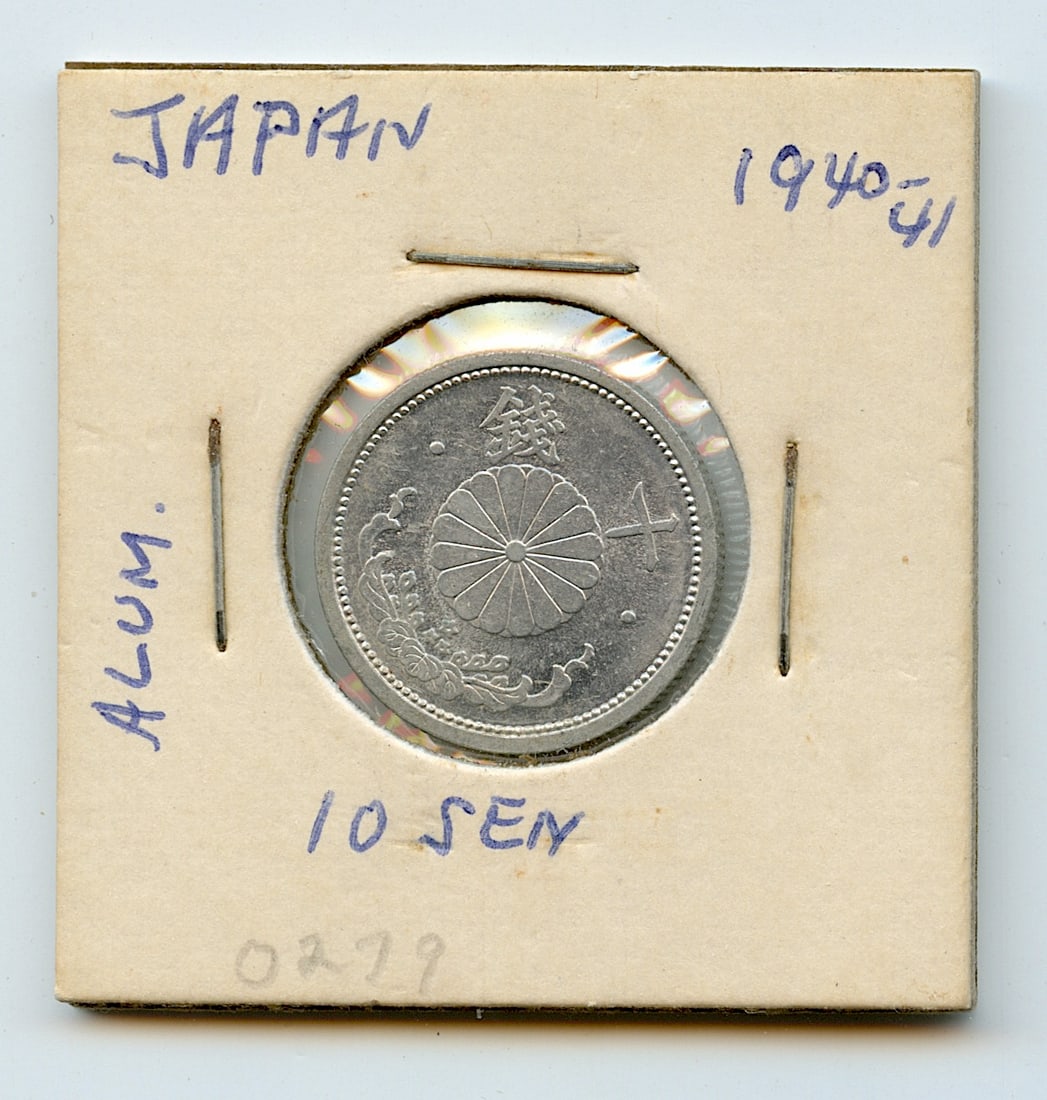 Coin Collectors JAPAN 10 SEN 1940 RULER HIROHITO: This coin is from the estate of deceased collector in South Florida. We have included quality images to show it's actual condition. This lot is located in Boca Raton, Fl and its shipment will be made 