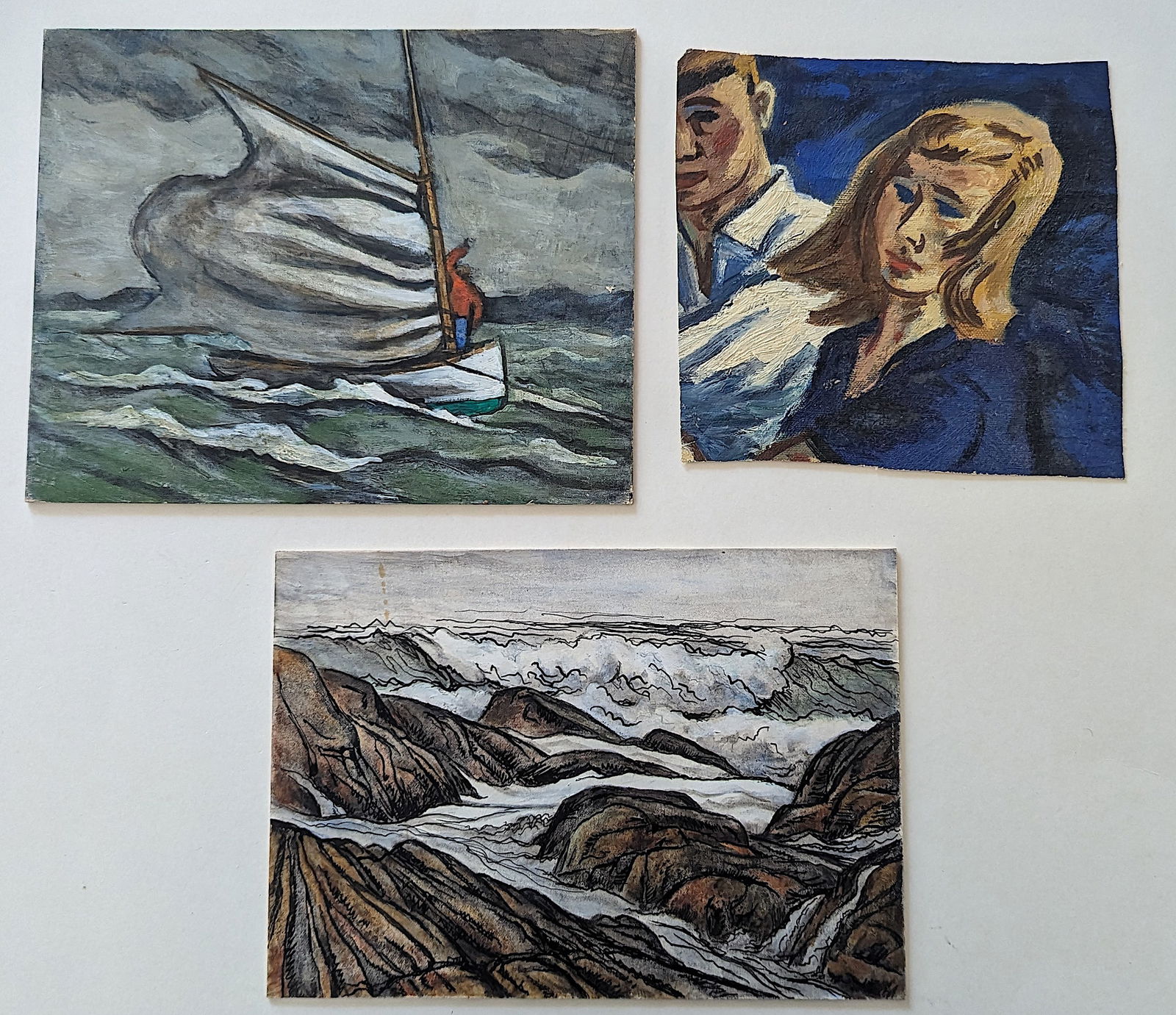 Set 3 Art Paintings by STEPHEN COLGATE HOWARD (1 of 5)