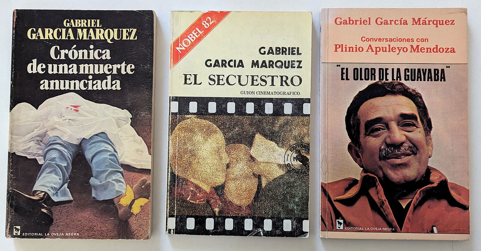 Set 3 Vintage Books GABRIEL GARCIA MARQUEZ  1st Colombian Editions (1 of 7)