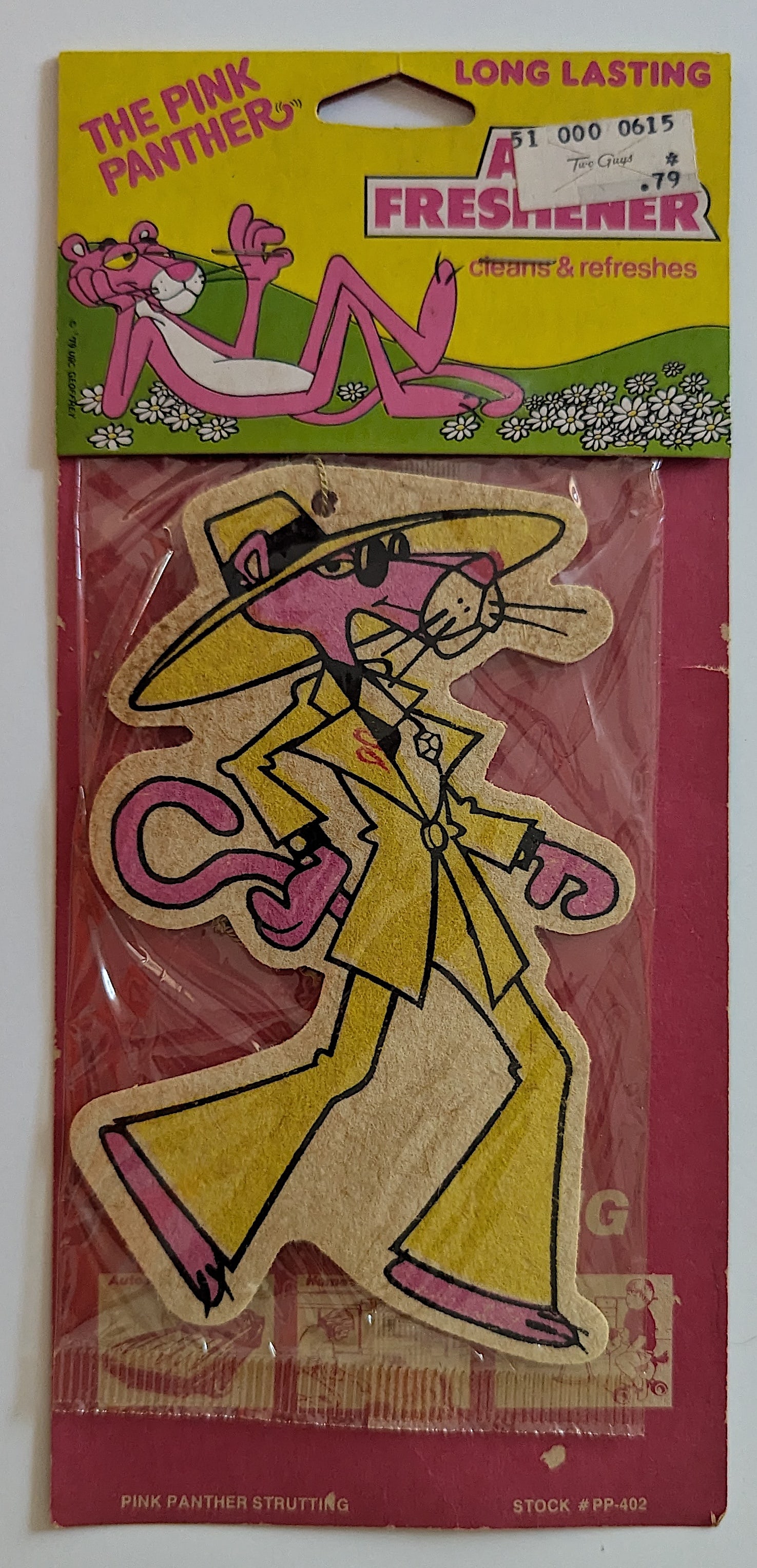 Vintage 70s THE PINK PANTHER Car Air Freshener Unused SEALED: This lot is coming from the estate of a collector in Palm Beach. This lot is located in Boca Raton, Fl and its shipment will be made directly by Artelisted. Shipping insurance is the responsibility of