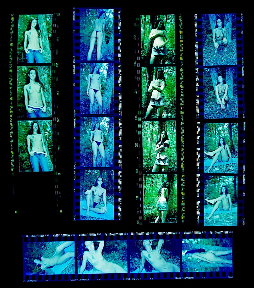 Vintage Nude Model Set with 35mm Film Cell Negatives: Provenance from a Professional American photographer and collector during the last 30 years in Los Angeles, CA. This lot is located in Boca Raton, Fl and its shipment will be made directly by Artelist