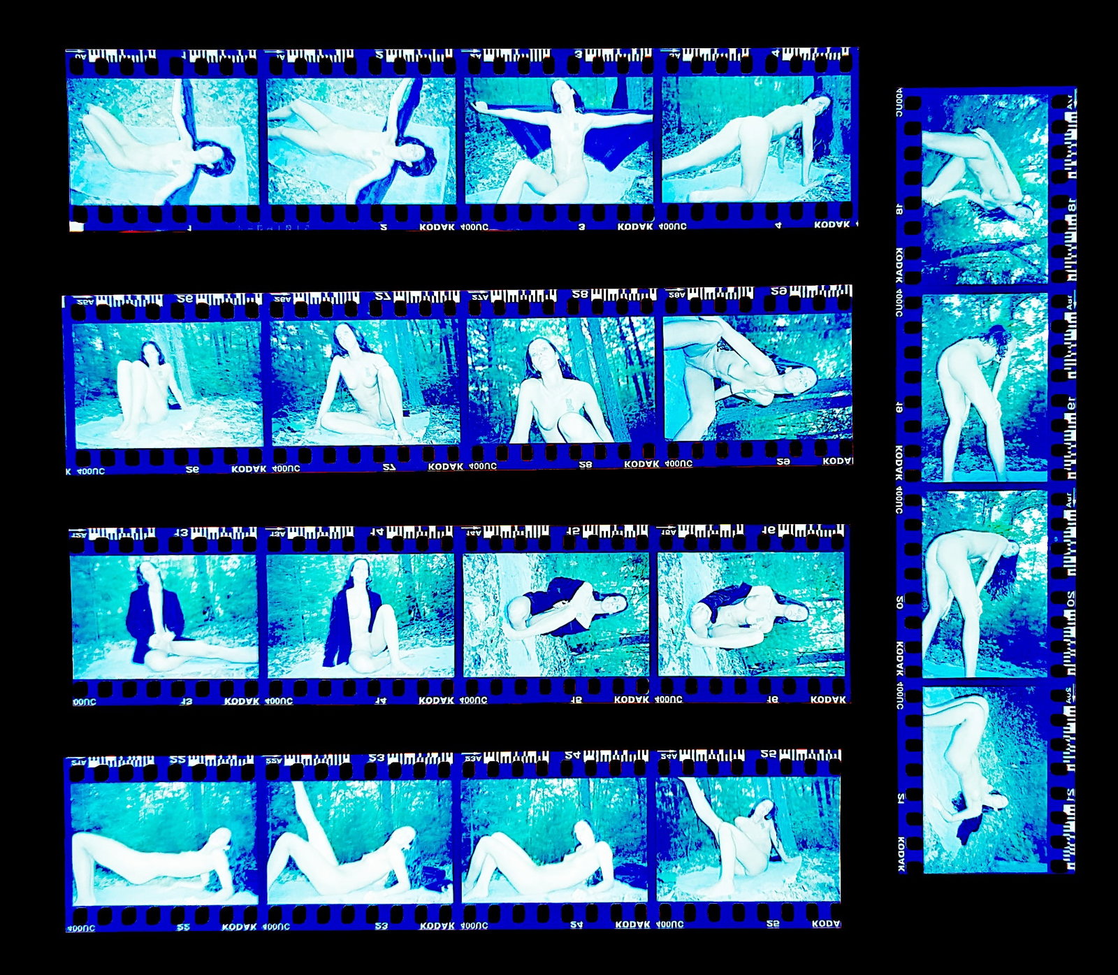 Vintage Nude Model Set with 35mm Film Cell Negatives: Provenance from a Professional American photographer and collector during the last 30 years in Los Angeles, CA. This lot is located in Boca Raton, Fl and its shipment will be made directly by Artelist