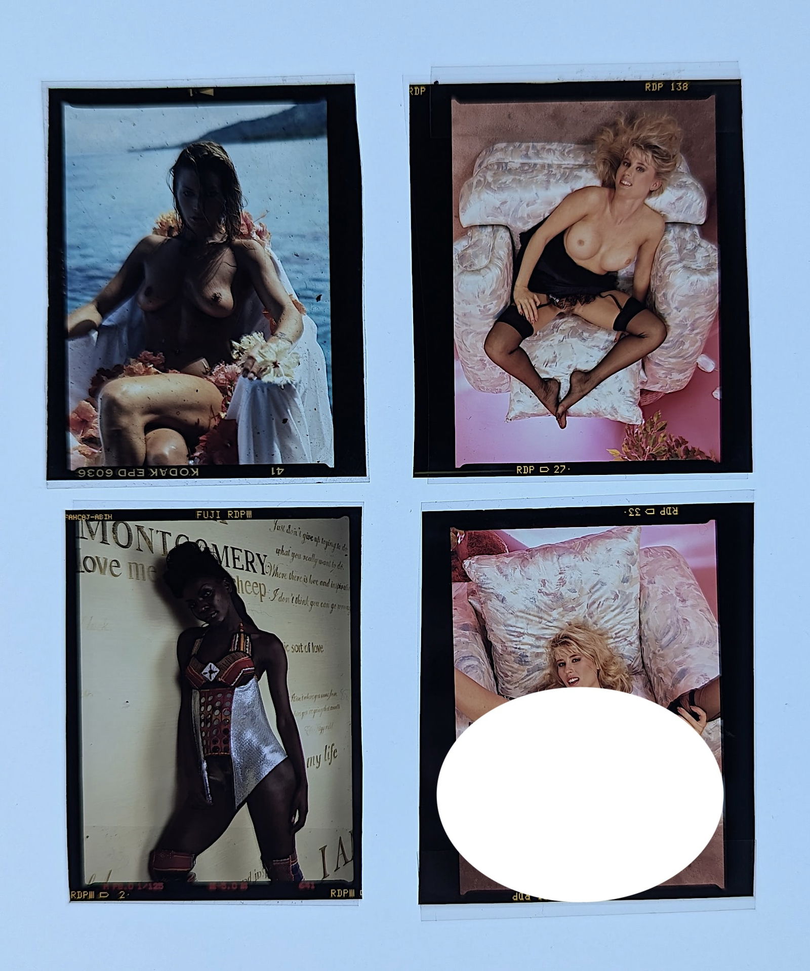 Set Positives Professional Photograph Female Pin Up Models (1 of 1)