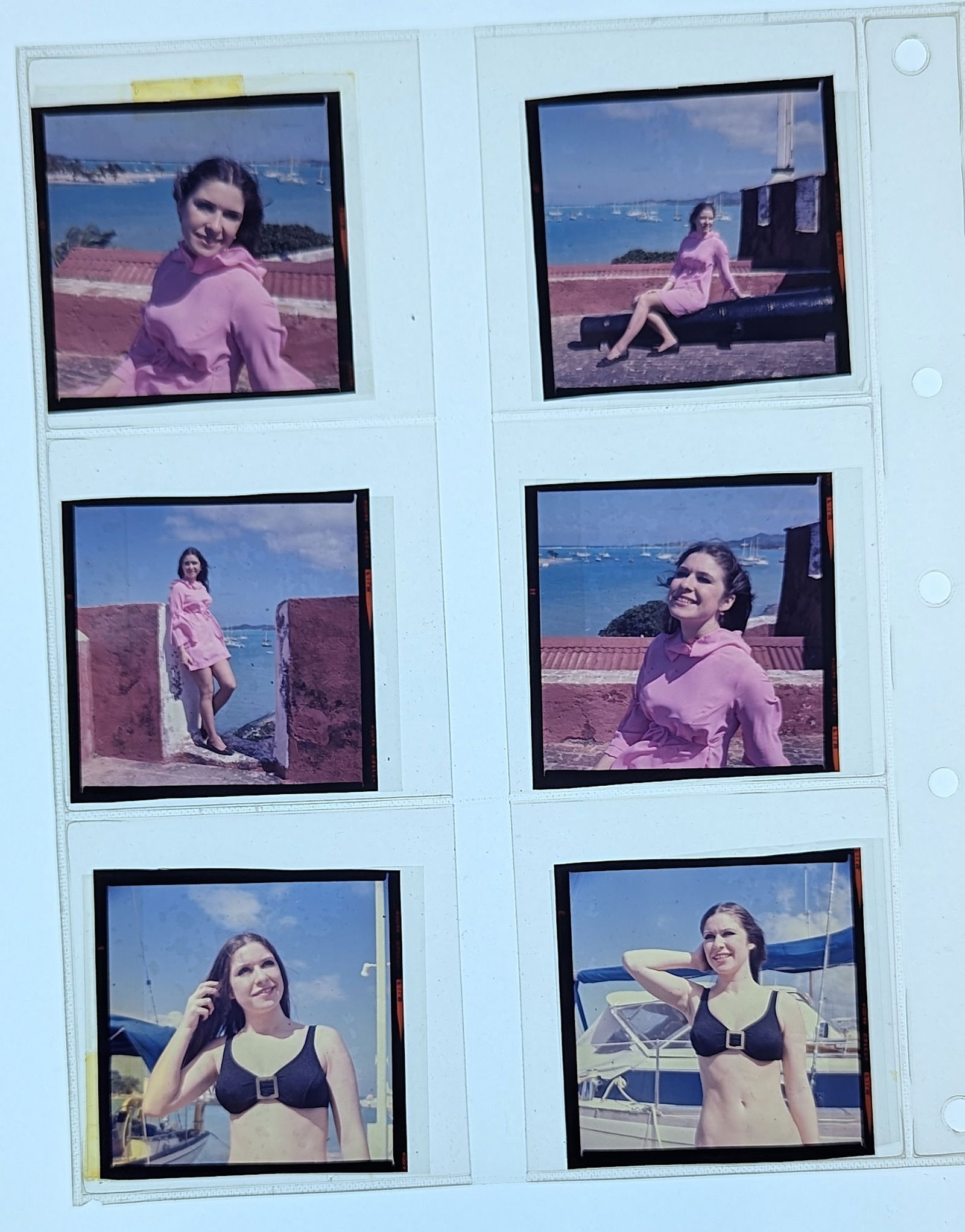 Set Positives Professional Photograph Female Pin Up Model: Provenance from a Professional American photographer and collector during the last 30 years in Los Angeles, CA. This lot is located in Boca Raton, Fl and its shipment will be made directly by Artelist