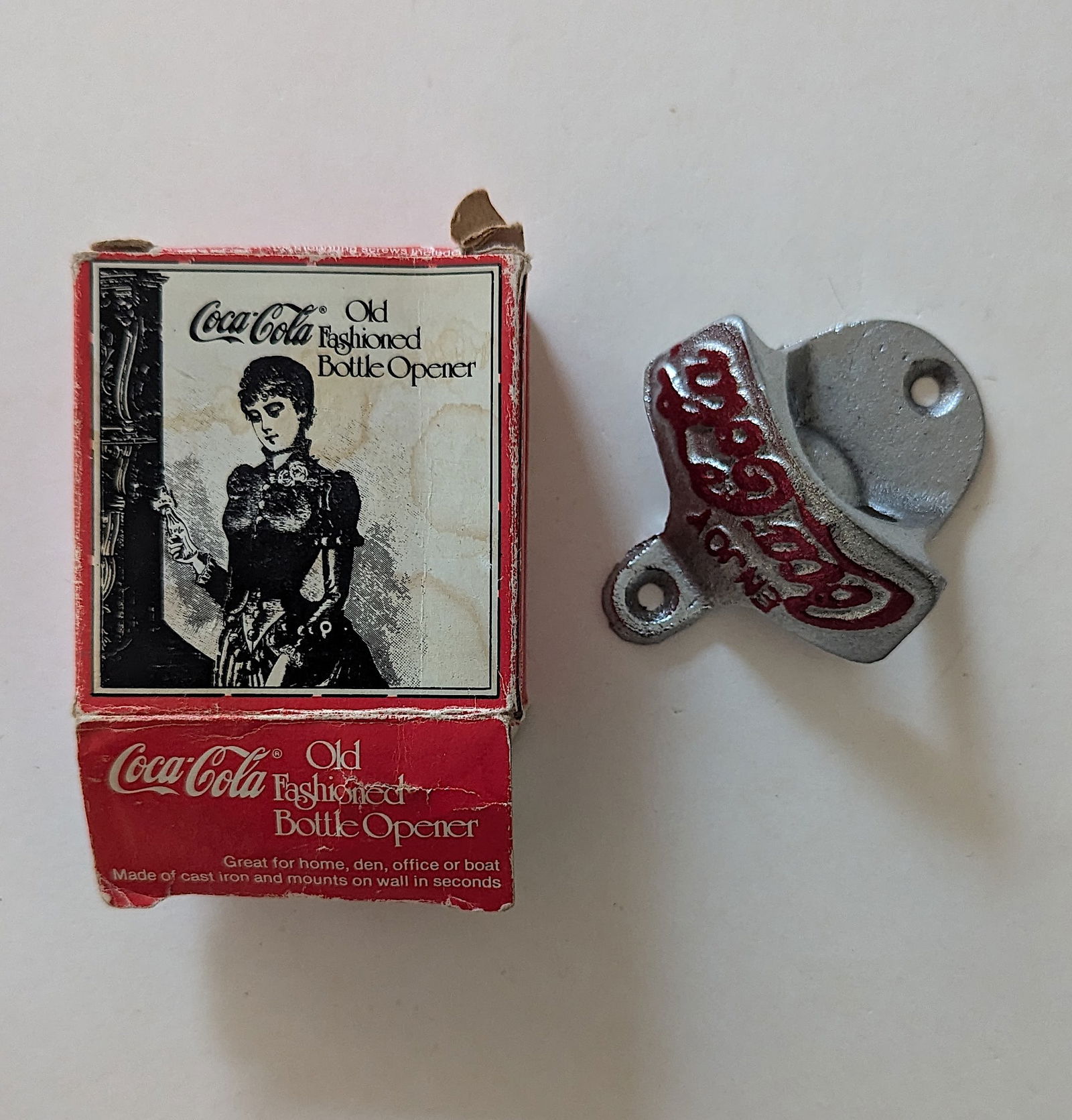 Vintage Coca Cola Old Fashioned Bottle Opener (1 of 2)
