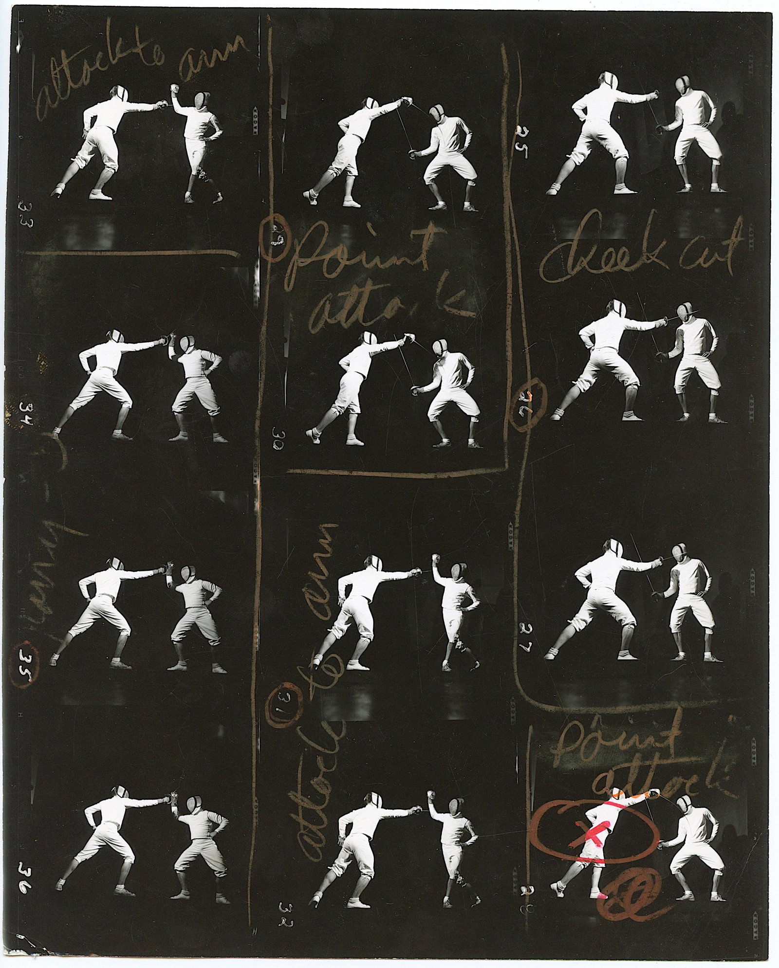 Original Photography by HERB FLATOW Serie Foil Fencing, Contact: This lot is coming from the estate of a collector in RI. We have included a quality scan to show it's actual condition. The dimensions are Approx. 10" x 8" (some variances can occur). This lot is loca