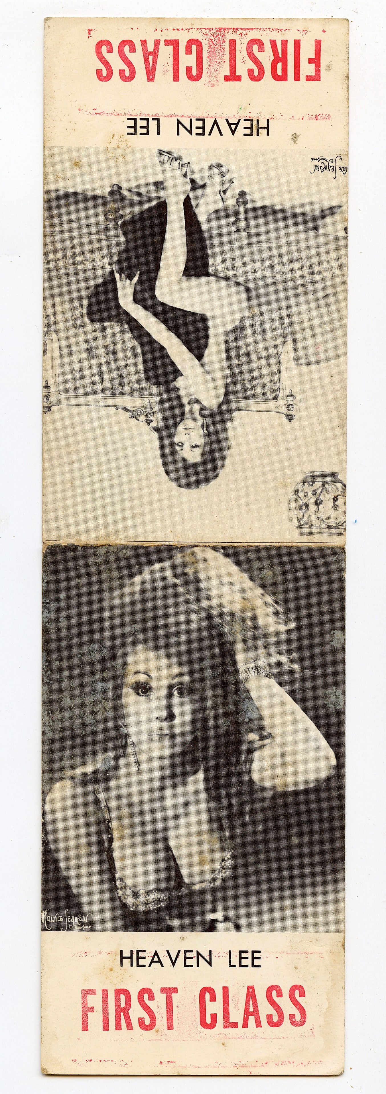 Vintage Scarce Pin Up Model Desk Display FIRST CLASS Advertising (1 of 4)