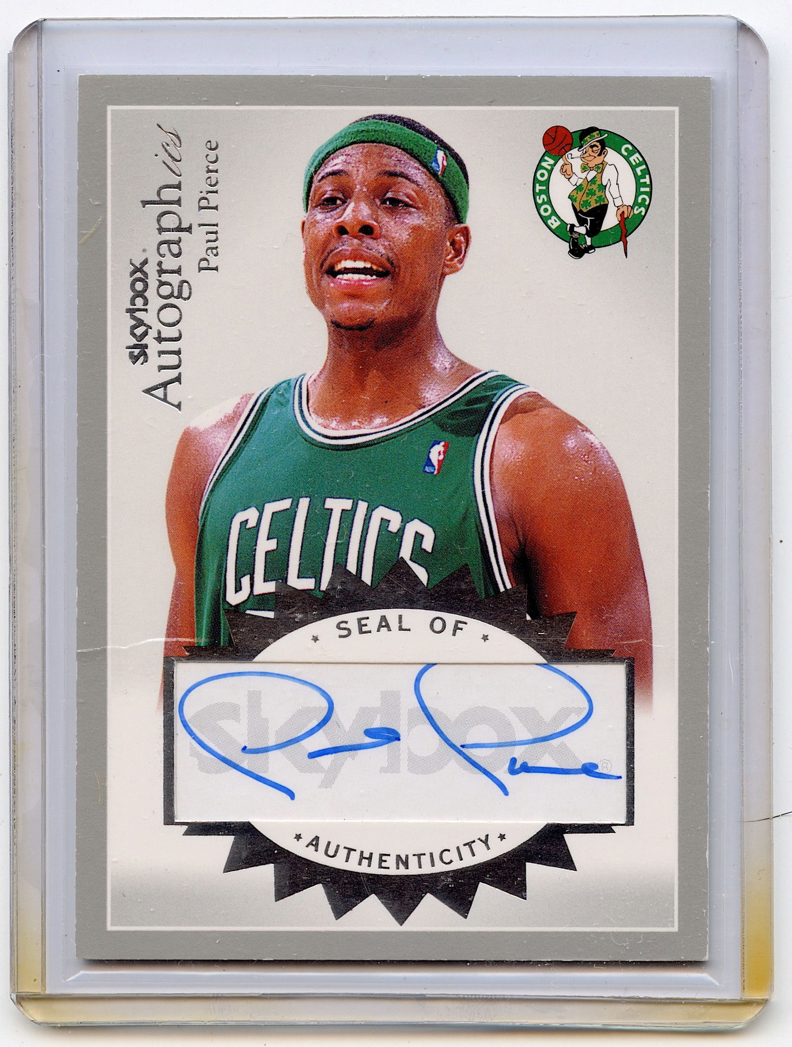03-04 Fleer Autograph Paul Pierce  Boston Celtics 004/150 (1 of 2)